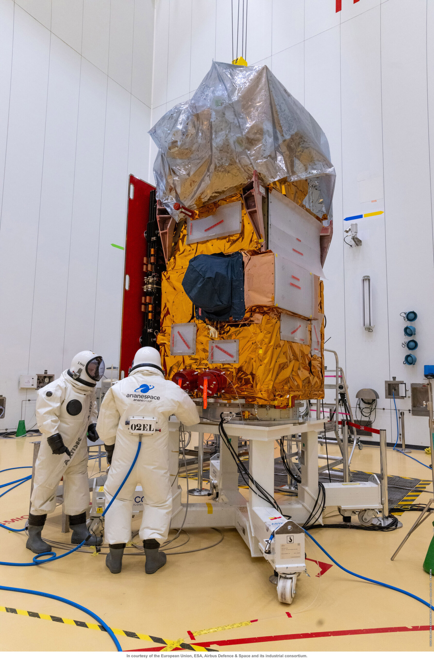 Sentinel-2C fully loaded