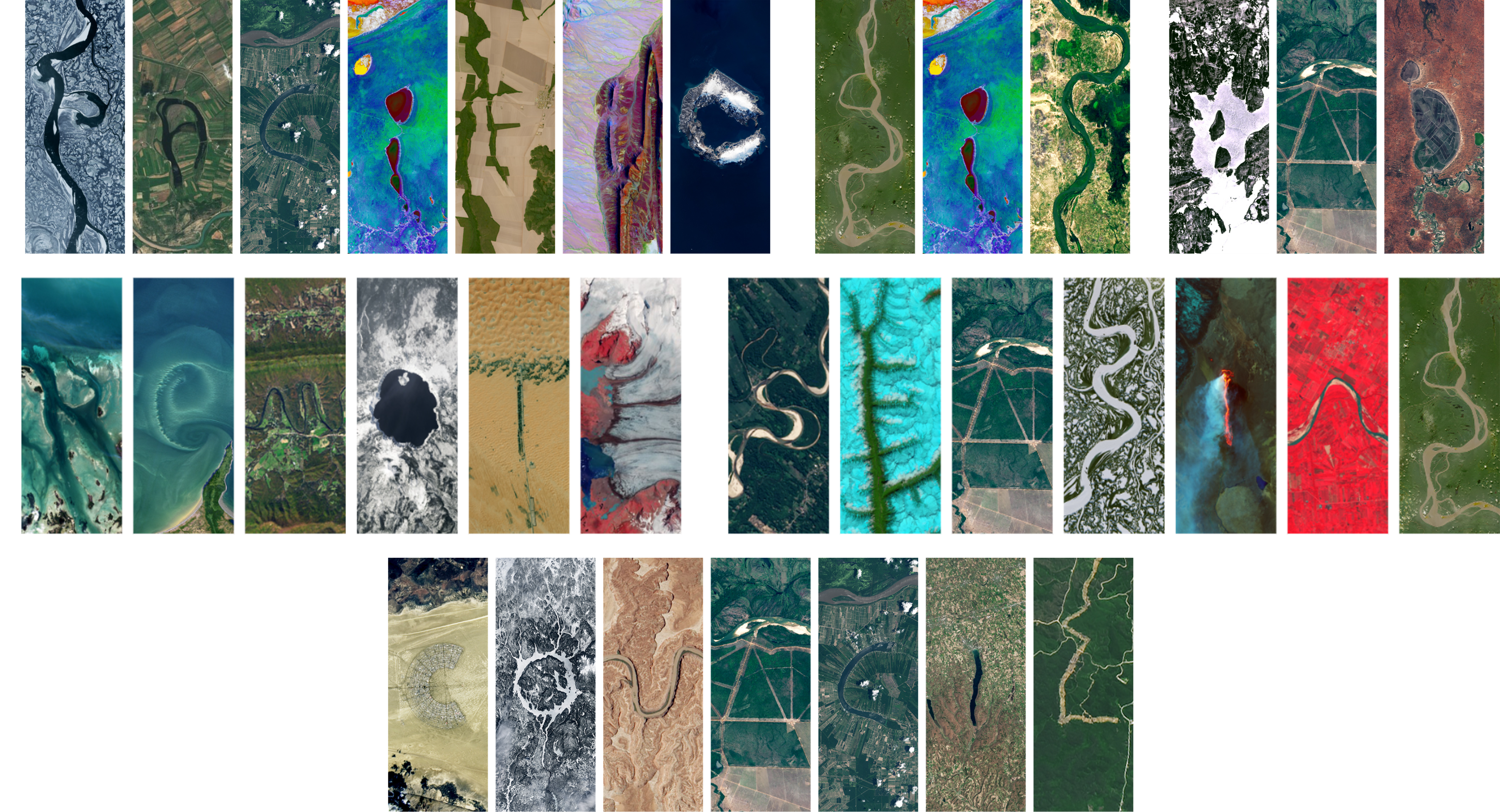 Spell Your Name in LandSat Imagery